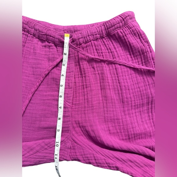Xirena Jordyn Cotton Pull On Drawstring Gauze Lounge Pants Pink XS - Picture 12 of 15